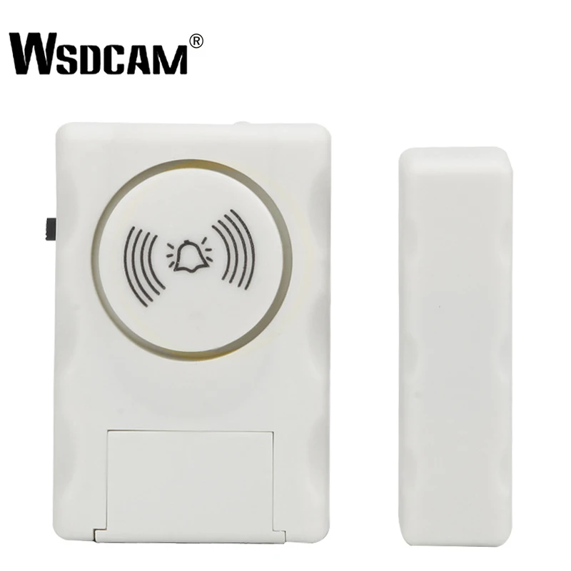 Wsdcam охранная сигнализация 120dB Беспроводная для дома для окна двери Охранная сигнализация магнитный датчик для домашней системы безопасности