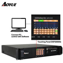 2018 newest DSP professional power amplifier 4 channel amplifier 5000 watt digital amplifier for line array system