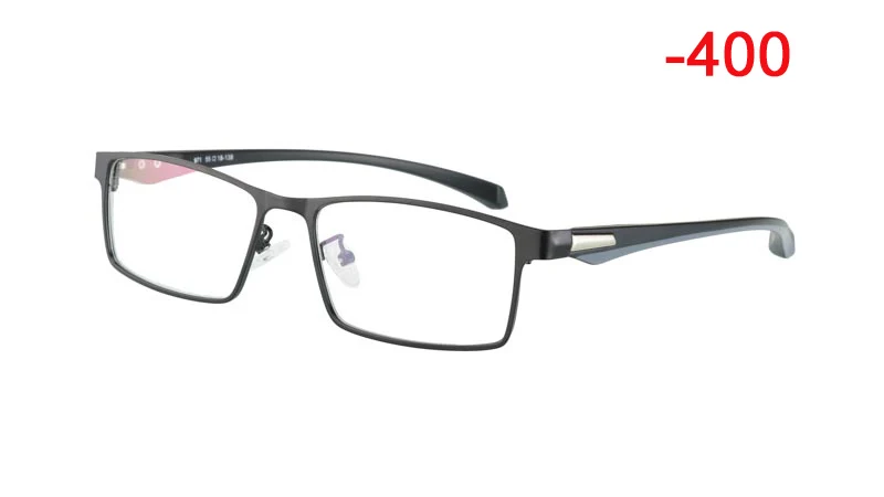 1.0 to-4.0 Retro Round Sun Photochromic Finished Myopia Eyeglasses Frame Men Women with color lens Sun glasses Myopia Eyewear - Цвет оправы: Black -400