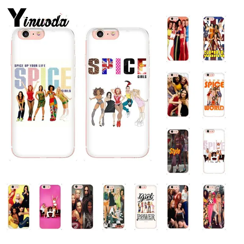 Yinuoda spice girls Роскошный Уникальный Дизайн чехол для телефона iPhone 8 7 6 6S Plus 5 5S SE XR X XS MAX
