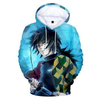 

The latest 2019 3D hooded sweatshirt anime casual Ghost Blade men's women's shirts sun fashion unisex 3D hooded sweatshirt