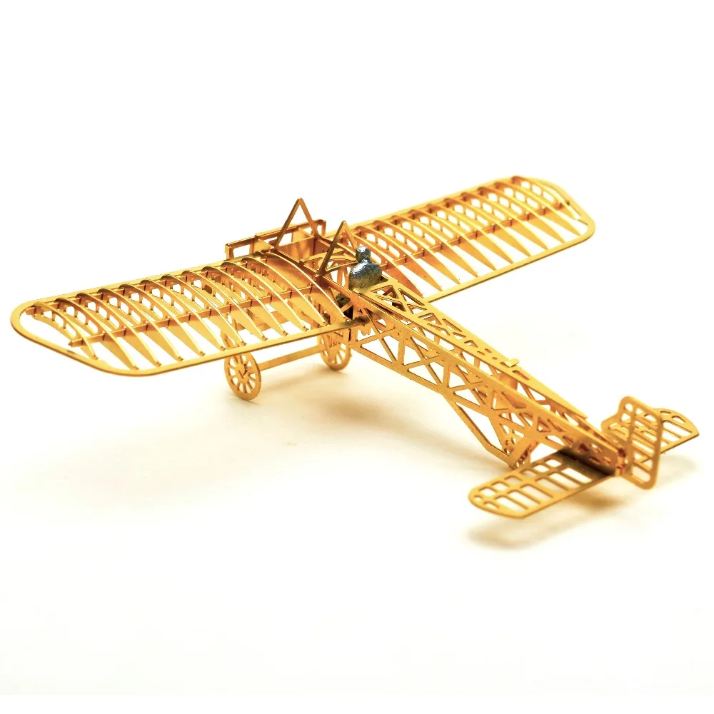 1/160 Scale Brass Etched Model Kit Cross Channel Bleriot XI Airplane 3D