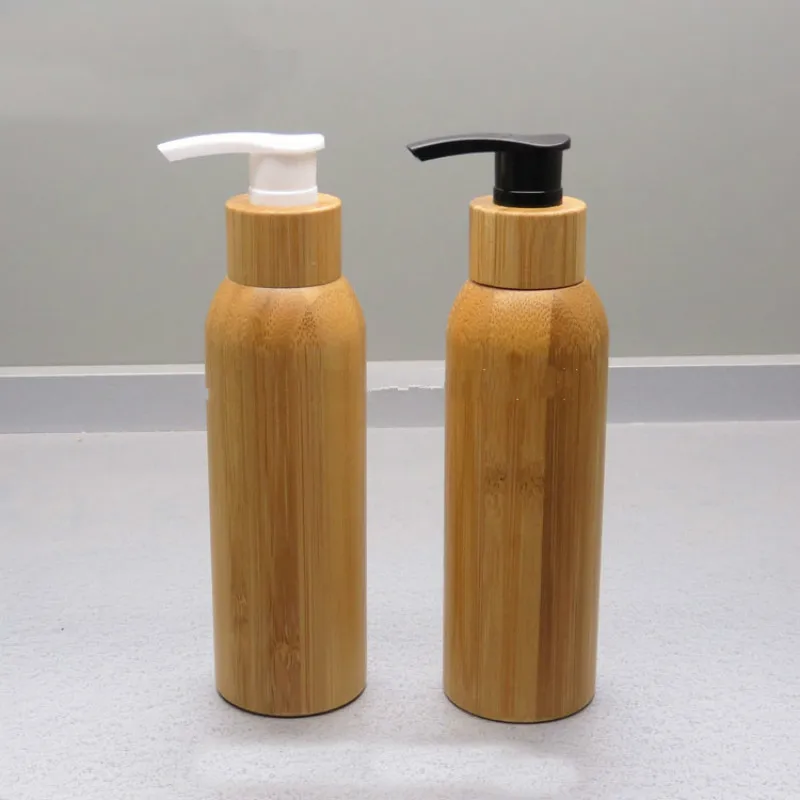 120 мл Bamboo Lotion насос 4,2 унц. Пустые Косметические Шампунь многоразового бутылки латекс Эмульсия упаковки контейнер 10 шт./лот