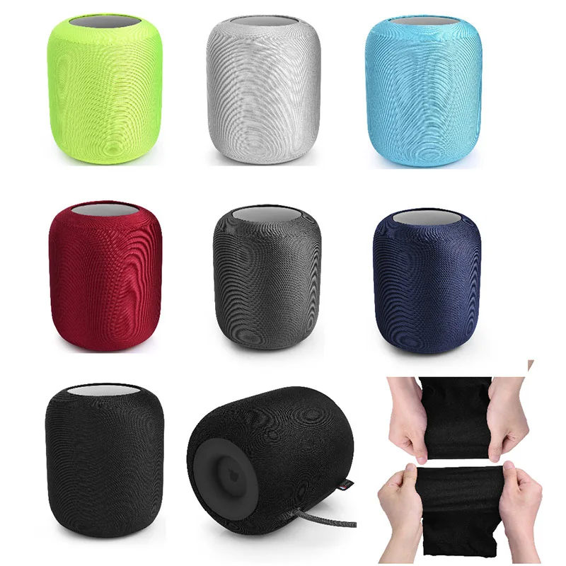 

Protective bluetooth speaker Cover case Elastic Fabric Anti-dust Cover pouch for Apple HomePod wholesales