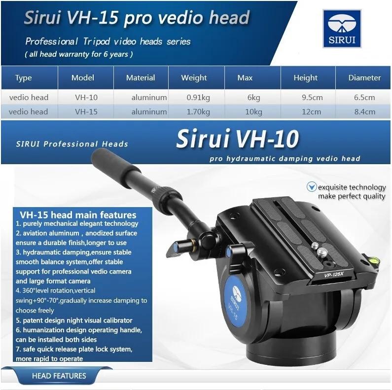 sirui vh-15-2