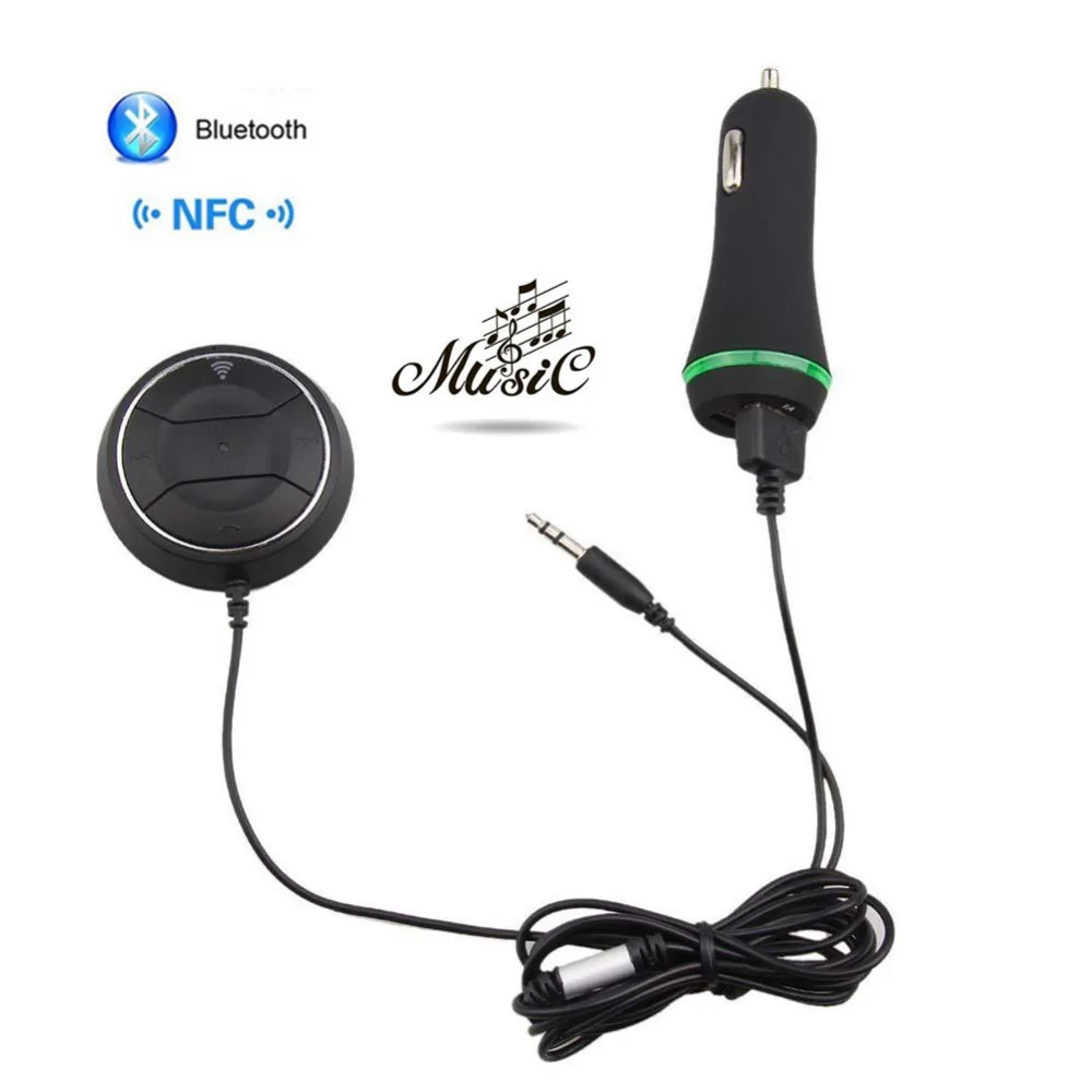Car Bluetooth adapter aux Bluetooth 4.0 Dual USB car charger 5V2.1A