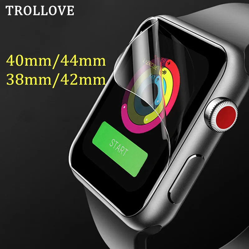 Защитная пленка для экрана прозрачная защитная на весь экран iPhone 40 мм 44 Apple Watch 3 2 38