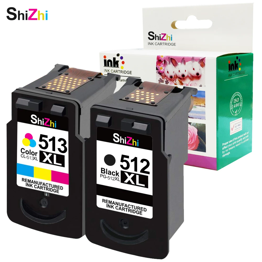 Чернильный картридж SHIZHI совместимый для PG 512XL CL 513xl Canon Pixma MX320 MX330 MX340 MX350 iP2700 iP2702 MP240