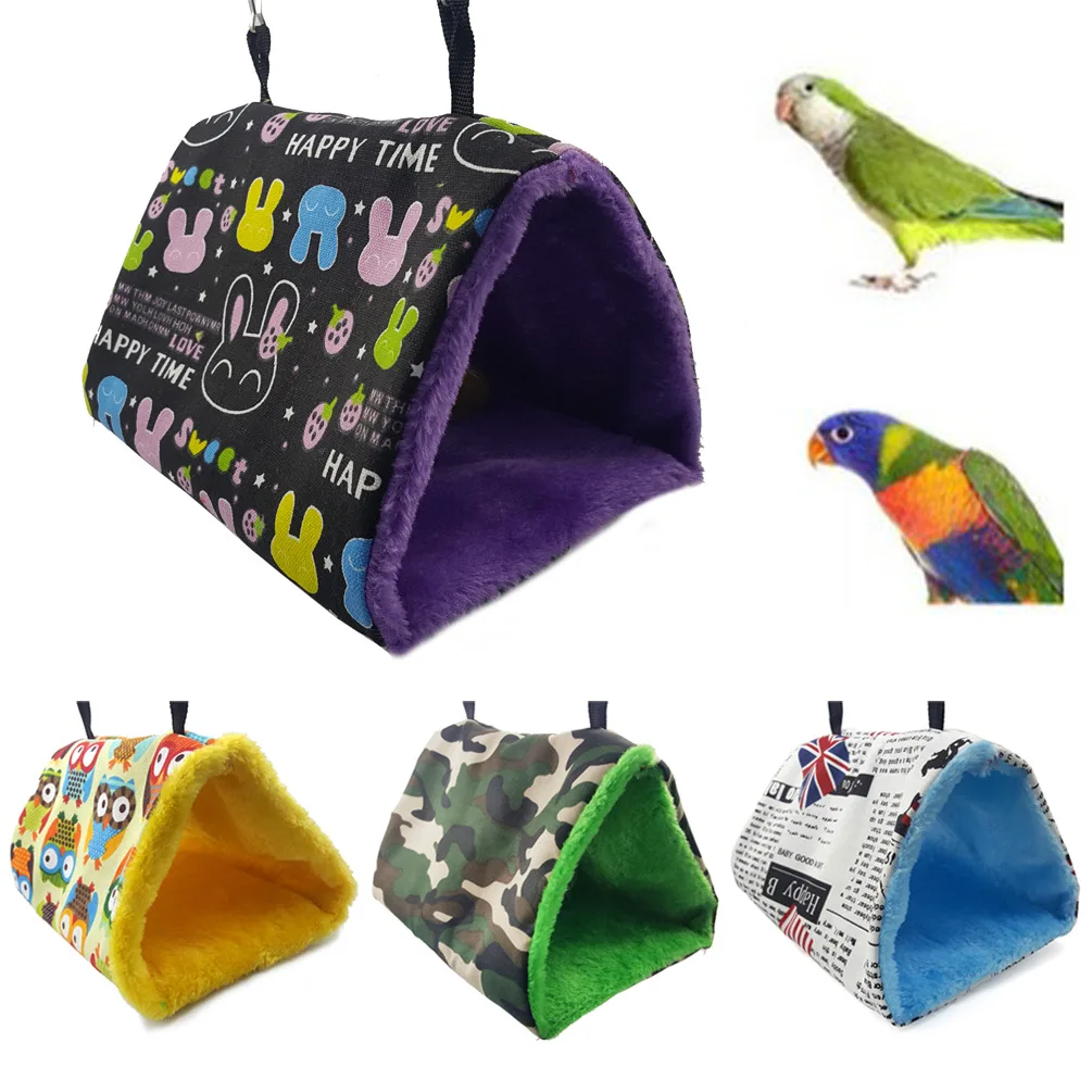 

New Peony Parrot Small Sun Hammock Birds Nest Warms and Thickens Birds Nest Warms and Comfortable Cotton Nest