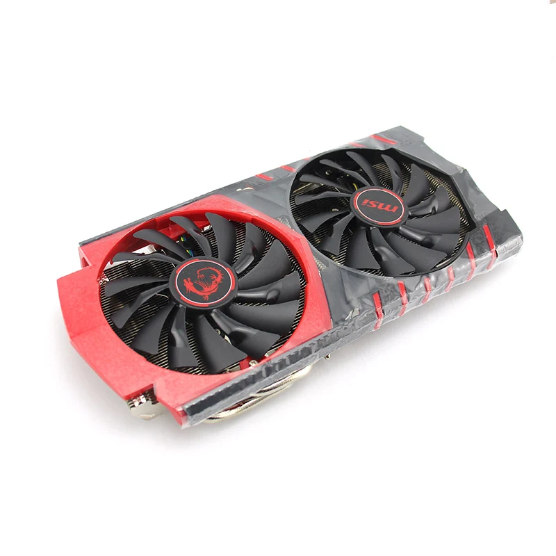 Для MSI GTX960 игровая Графика Видеокарта кулер вентилятор с теплоотвод шаг 58x58 мм