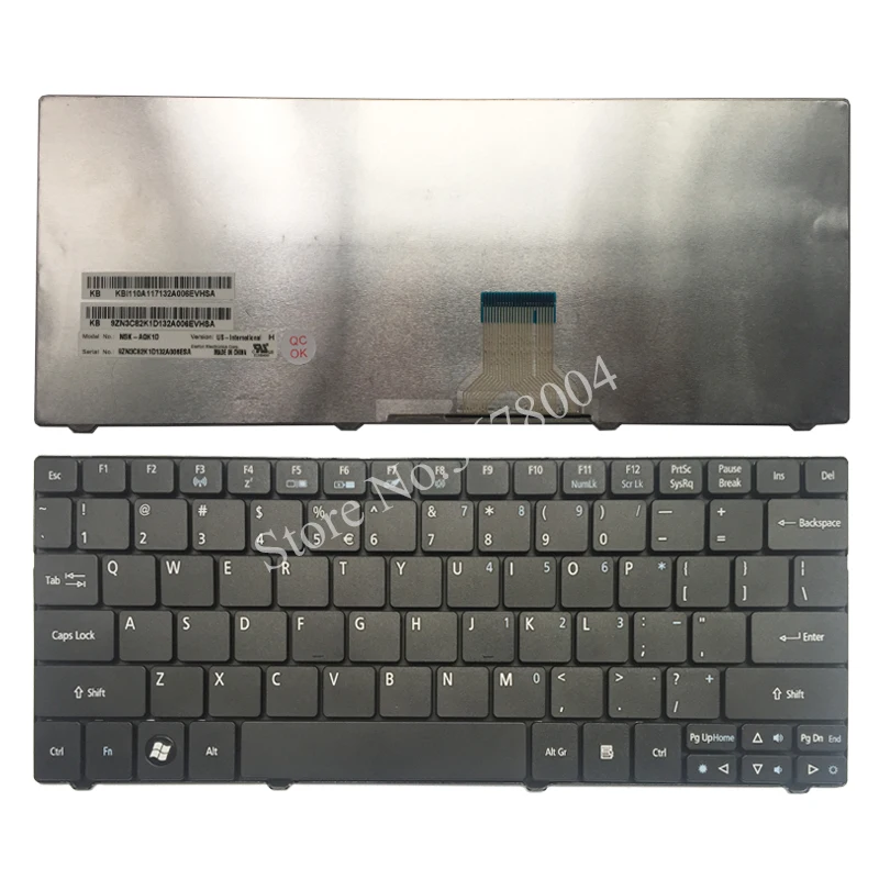 Новая клавиатура США для ACER Aspire one 722 722 H 751 200 FO200 201 США клавиатура для ноутбука черный