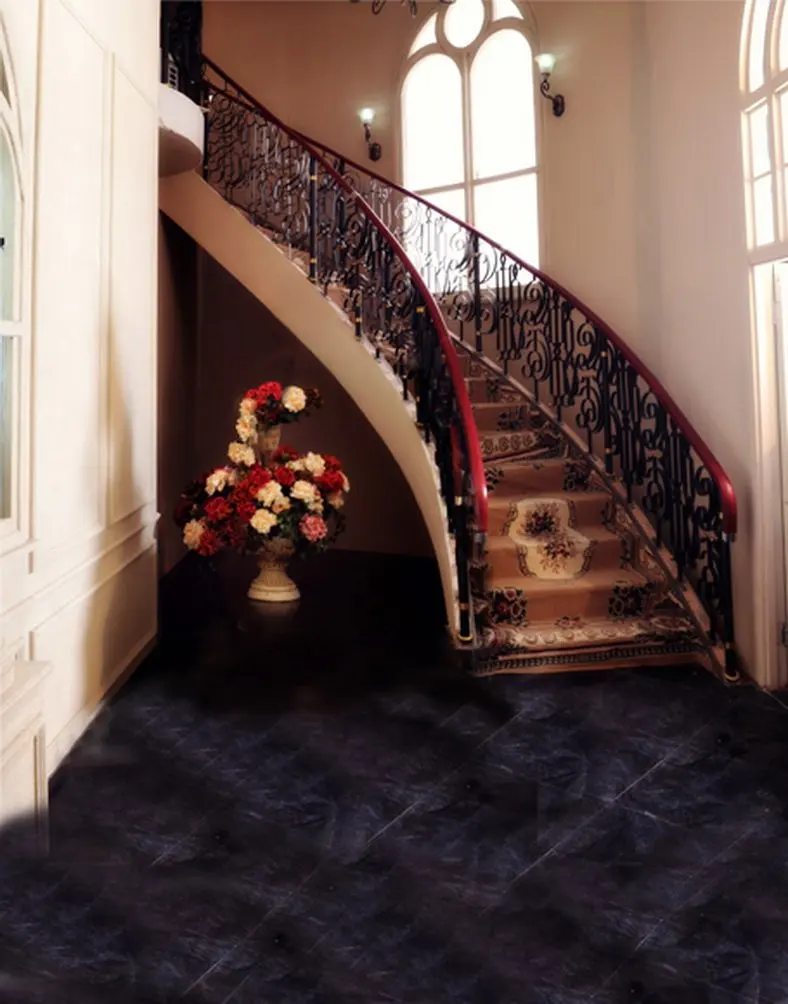 Stairs Flowers Carpet Photography Backdrops Photo Props Studio Background 5x7ft Stairs Flowers Carpet Photography Backdrops Photo Props Studio Background 5x7ft