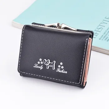 

2018 Limited Polyester Unisex Lady Solid Wallet Female Short Korean Edition Xiaoqing Student Mini-pocket New Folding Wholesale