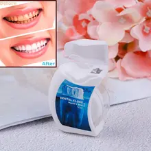 Гигиена полости рта 50 м чистка зубов нейлон зубная нить 50 м палочки инструменты для ухода за зубами