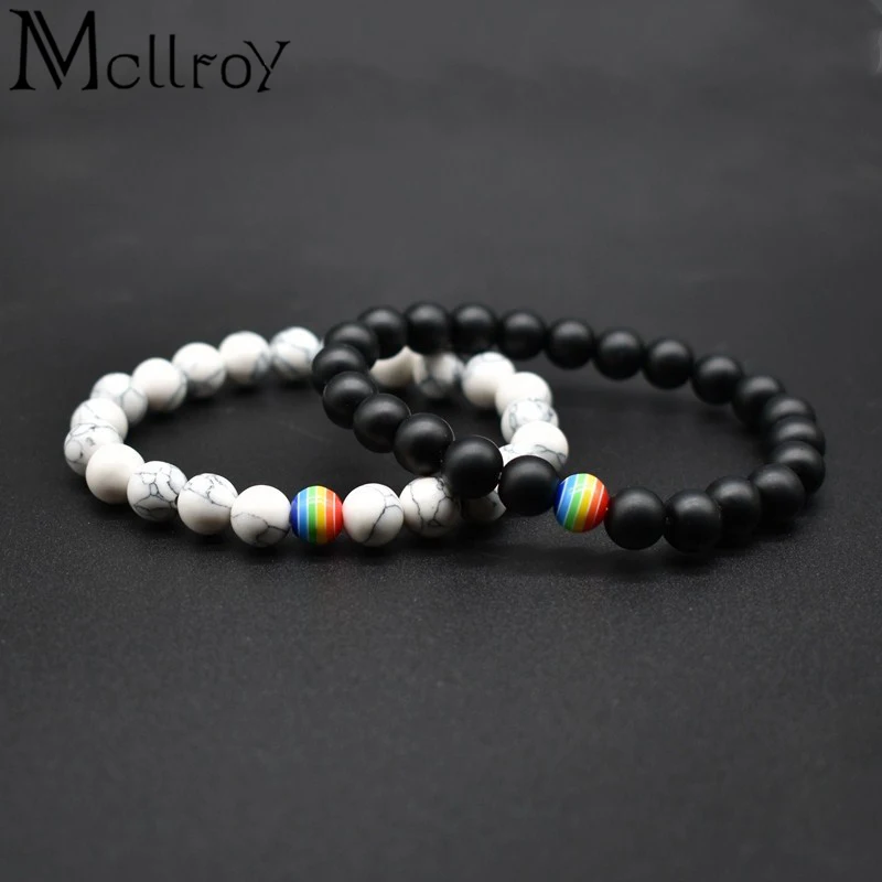 2019-New-Rainbow-Bracelet-For-Men-and-Women-Natural-Lava-Stone-Beaded-Distance-Couple-Bracelets-Lover