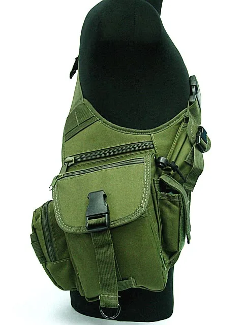 Тактический спецназ поясная сумка универсальная хозяйственная сумка-мешок через плечо OD ACU - Цвет: OD