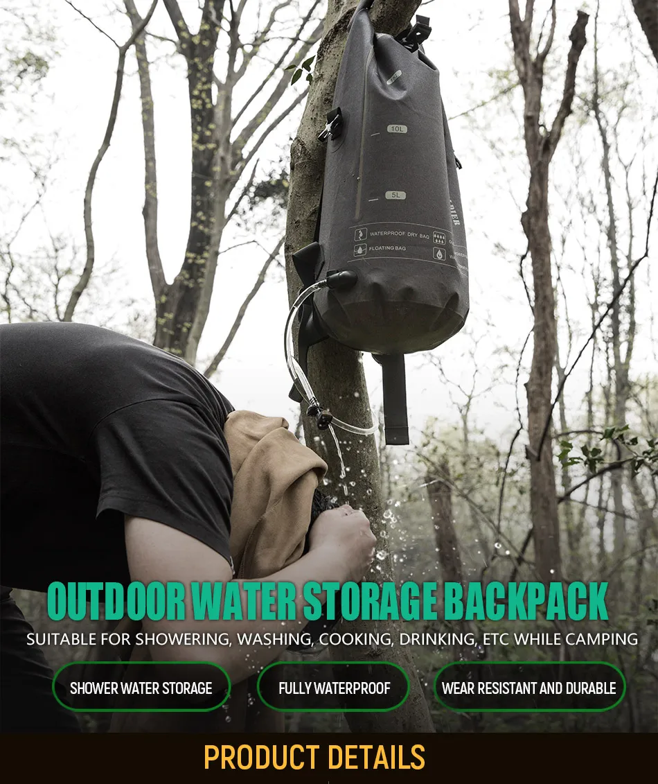 FREE SOLDIER Открытый Многофункциональный рюкзак для хранения воды легкий водонепроницаемый износостойкий спортивный складной рюкзак