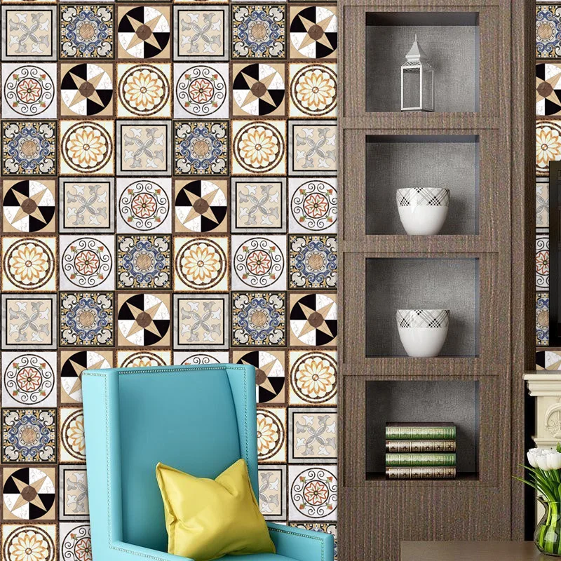 320*20cm Kitchen Wall Decor Sticker Waterproof Ceramic Tile Decal on Furniture Stove Adhesive Wallpaper Cabinet Contact Paper