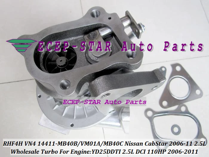 RHF4H VN4 14411-MB40B 14411-VM01A 14411-MB40C Turbocharger Turbo For Nissan Truck CabStar 2.5 Dci 2006-2011 YD25DDTI 2.5L 110HP (7)
