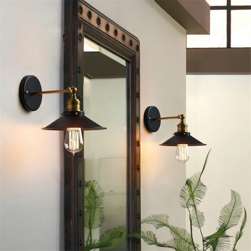 

American Vintage Industrial decor wall lamp Lamps luminaire wall light fixtures bathroom light bedroom lamp wall sconces H5H36GF
