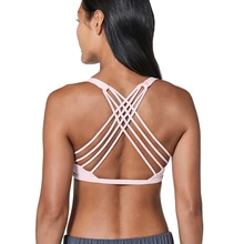 Женская Высокая поддержка супер компактный Комфорт сжатия Мягкий Strappy тренировочный бюстгальтер для продажи