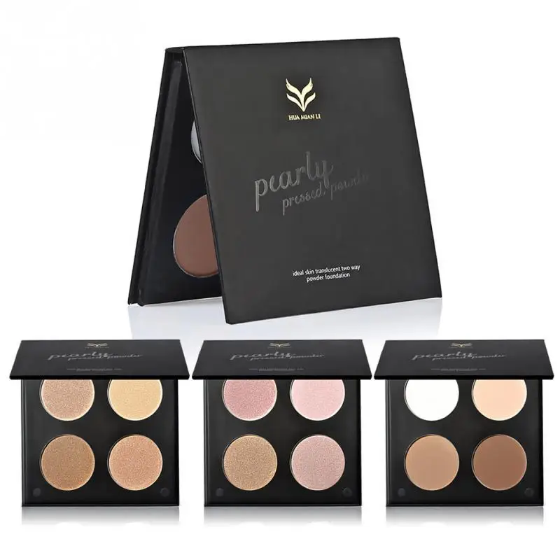 HUAMIANLI Shining Bronzer Highlighter Powder Matte Glitter Face