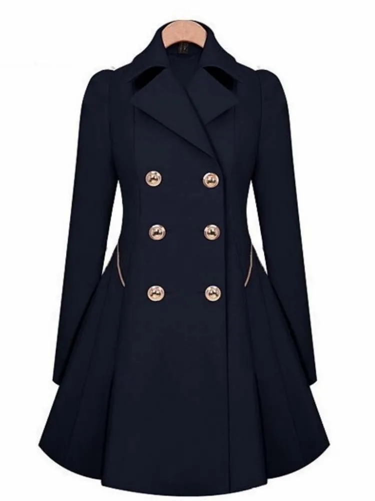 

Spanish Style Cloak Woman Clothes 2019 Elegant Vintage Raincoat Trench Coat Winter Casual Oversized Warm Windbreaker