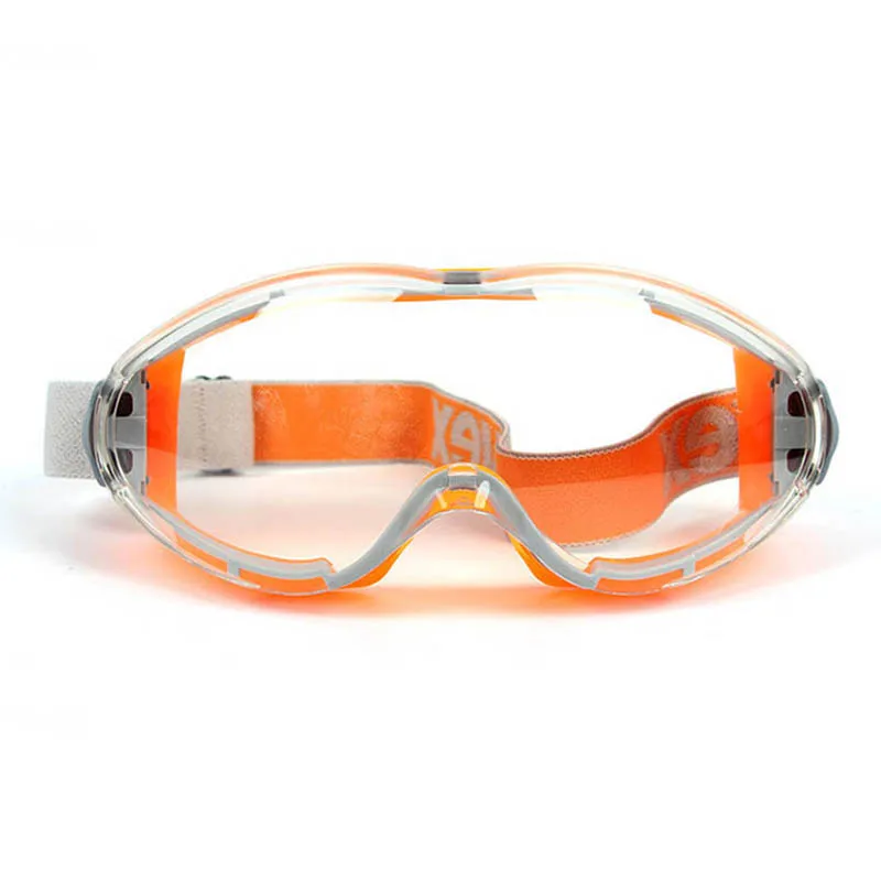 UVEX защитные очки, модные оранжевые спортивные очки для верховой езды, ветрозащитные прозрачные очки, анти-химические брызги, рабочие защитные очки
