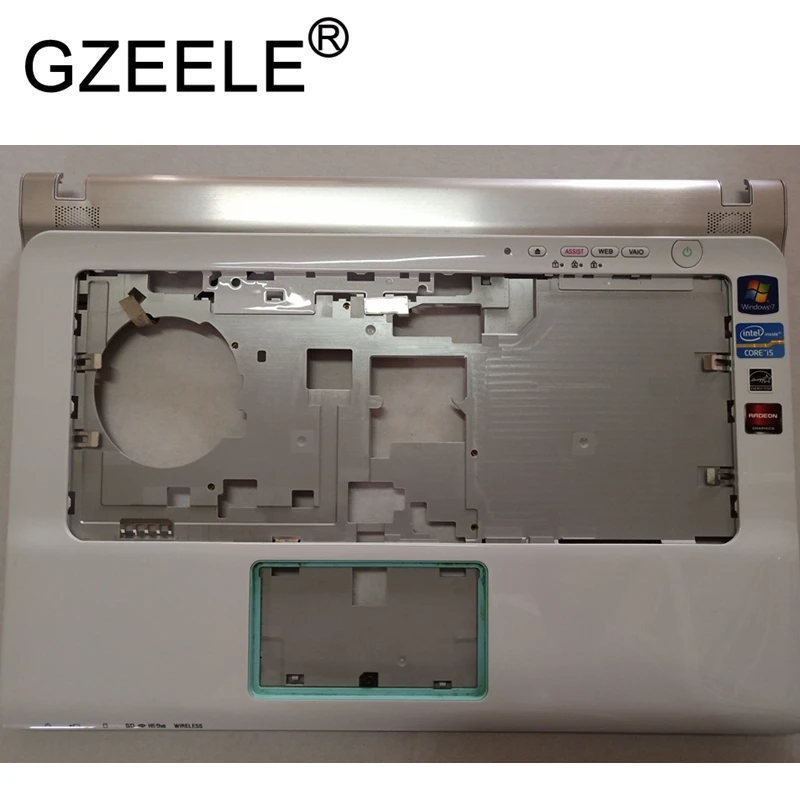 GZEELE чехол для sony vaio SVE14 SVE14A SVE14A1 SVE14A2 SVE14A3 SVEA100C верхняя крышка с подставкой для рук клавиатура с сенсорной панелью C чехол