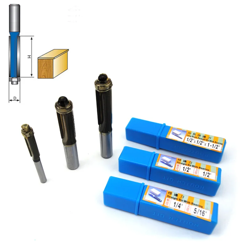 Buy trimming cutters with bearing furniture carving