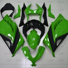 EX 300 ниндзя 2013- Обтекатели EX 300 ниндзя 2013 Пластик Обтекатели EX300 2013 зелено-черные обтекатели