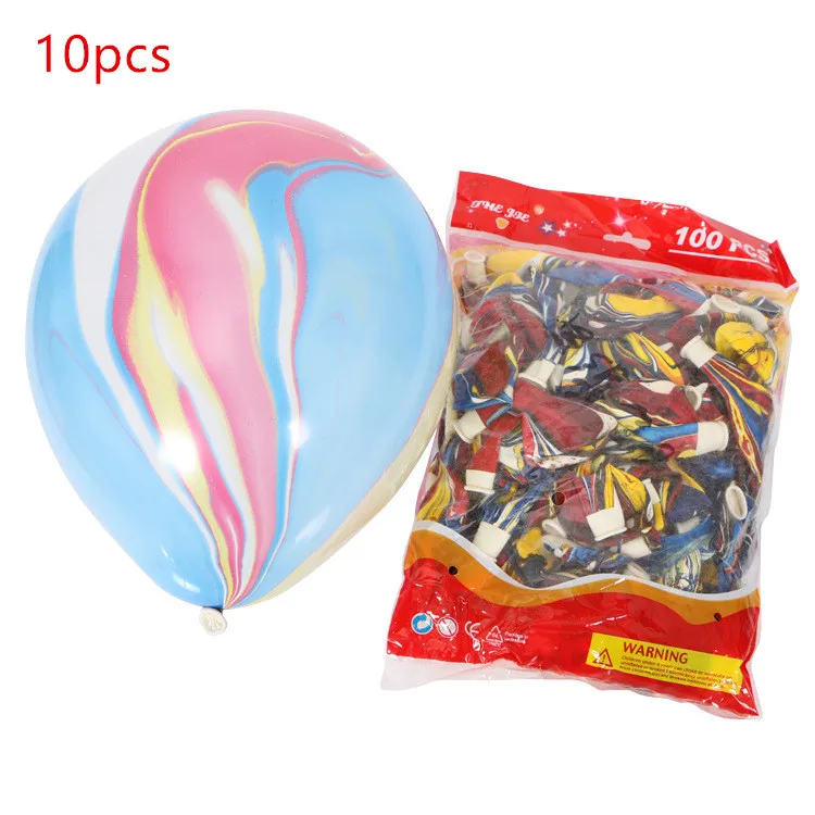 1 шт., 100*97 см, розовая маленькая лошадка, фольгированные гелиевые шары воздушные шарики, детские игрушки на свадьбу, день рождения, животные, единорог, вечерние принадлежности для декора - Цвет: Latex Balloons 10pcs