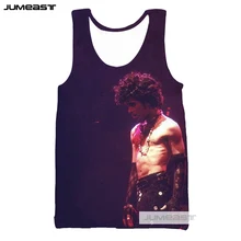 Jumeast 3d печатных мужчин/женщин Принс(Роджерс Нельсон) топы на бретелях американский популярный певец футболка без рукавов унисекс хип хоп Уличная