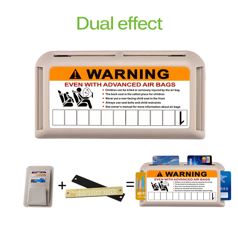 Автомобильный поставщики оборудования для хранения наклейки Солнцезащитный козырек Органайзер держатель для карт Слот держатель номерного знака Предупреждение украшения парковочная Карта Авто-Стайлинг