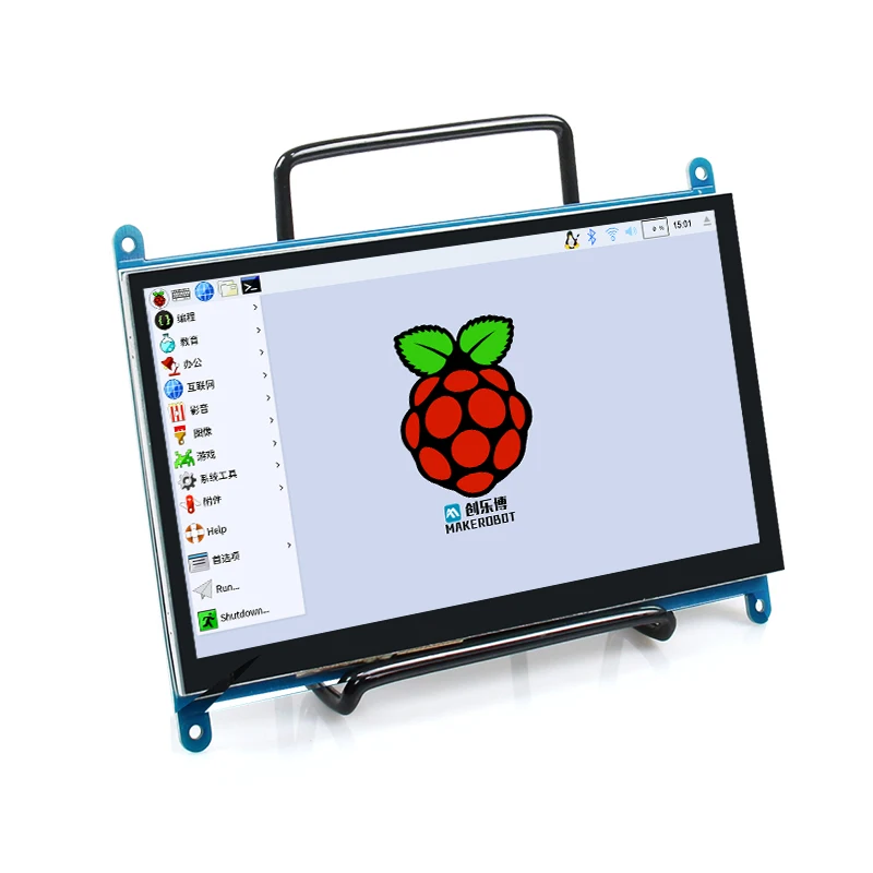 7 дюймов Raspberry Pi 3 Model B+ ЖК-дисплей сенсорный экран lcd 1024*600 HDMI TFT монитор+ Чехол-держатель для Raspberry Pi 3