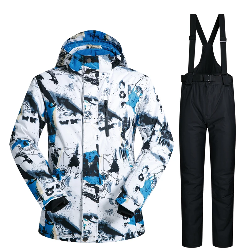 MUTUSNOW, новинка, уличный лыжный костюм для мужчин, ветрозащитный, водонепроницаемый, Термальный, комплект для сноуборда, зимние мужские лыжные куртки, бренды и брюки, одежда для лыж