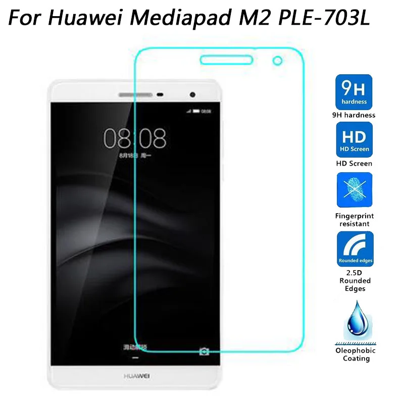 

9H Tempered Glass Explosion-proof Screen Protector For Huawei Mediapad T2 7.0 Pro M2 Lite PLE-703L 7'' Tablet Protective Film