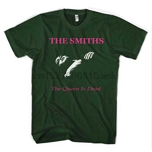 

Smiths The Queen Is Dead T Shirt Men's clothesNew Forrest Green S-M-L-XL-2XL