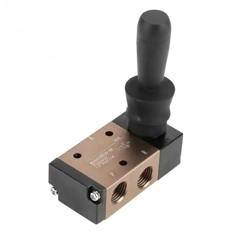 Pneumatic Valve 3H210 08 2 Position 3 Way 1/4in Hand Lever Operated