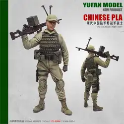 YuFan модель и парус Оригинал 1/35 Китай спецназ каучуковый солдат YFWW-1636-4 (35) KNL хобби