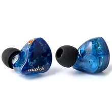 NICEHCK P3 наушники в ухо 2BA+ 1DD Гибридные 3 единицы HIFI наушники монитор IEM 3 кроссовер CNC Лицевая панель MMCX съемный кабель