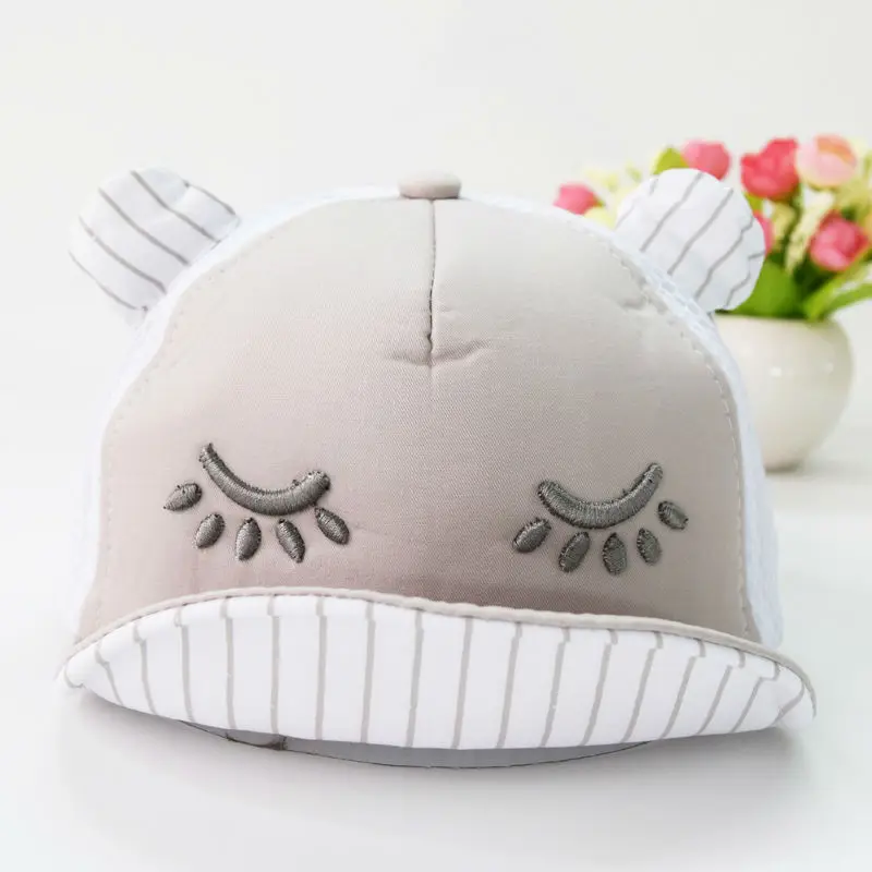 Новое лето hat cap qute Мультфильм шапка с pattern детские Мальчики Девочки сетки дышащий бейсбол Hat Caps