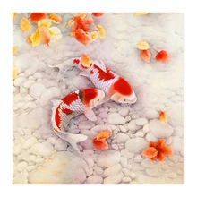 Мандала на заказ, алмазная живопись, золотая рыбка, вышивка крестиком, Рождественский Санта Клаус, снеговик, hibah, домашний декор, pintura, диаманта, понто Круз