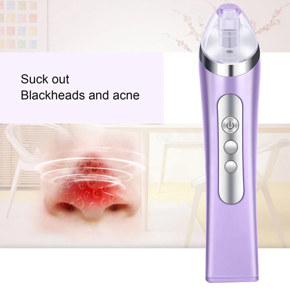 

NEW Electric Face Skin Tightening Lifting Blackhead Remover Machine USB Charging Household Use Blackhead Vacuum Suction Cleaner
