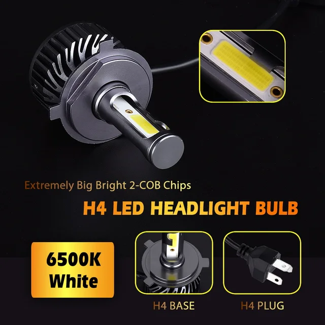 Infitary Car Headlight H7 LED H4 LED H1 H11 H3 H13 H27 880 9006 9007 72W Infitary Car Headlight H7 LED H4 LED H1 H11 H3 H13 H27 880 9006 9007 72W 8000LM 6500K 12V 24V Auto Headlamp COB Fog Light Bulb