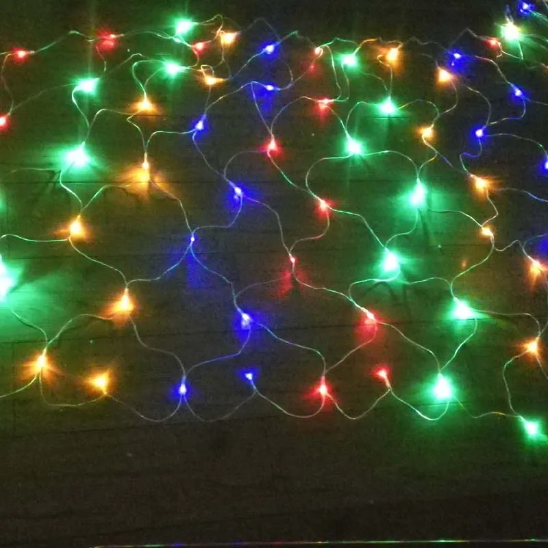 2M*1.5M 100 LED Lights Christmas Decoration Light Mesh Lights 2M*1.5M 100 LED lights Christmas decoration light mesh lights voltage 30 250V large voltage input range-in Holiday Lighting from Lights & Lighting on ... - 2M*1.5M 100 LED Lights Christmas Decoration Light Mesh Lights