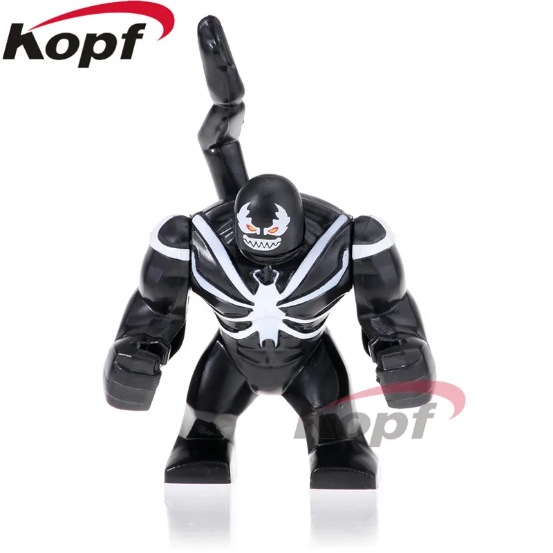 

Single Sale Super Heroes Hulk skaar Juggernaut Venom Clayface Rhino Lizard man Scorpion Building Blocks Toys For Children PG1807