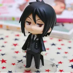 Nendoroid Черный Дворецкий Себастьян Михаэлис Kuroshitsuji #68 iSwap лица q-версии ПВХ, движущаяся фигурка, Коллекционная модель, игрушка P373