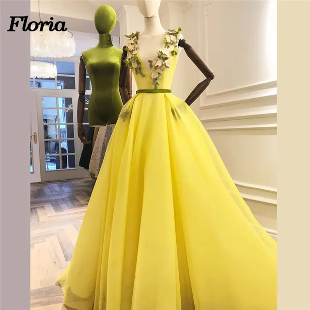 Yellow Evening Dresses