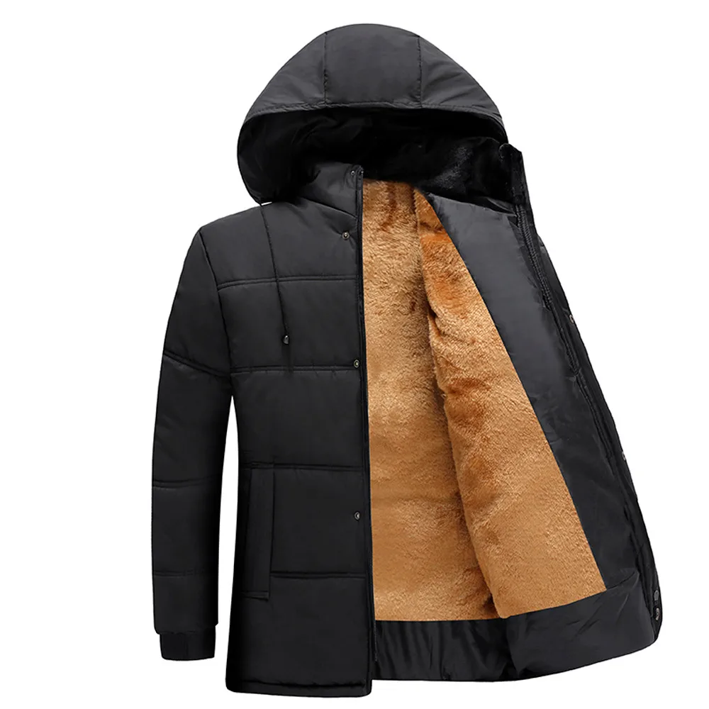 Мужская куртка-пуховик на осень и зиму, Новая Стильная утепленная теплая одежда, хлопковое пальто manteau homme hiver veste homme